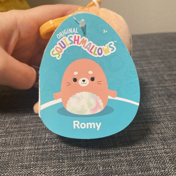 NWT! 3.5” Romy the Seal Squishmallow Clip  squishmallows keychain clips toy toys - Picture 4 of 5
